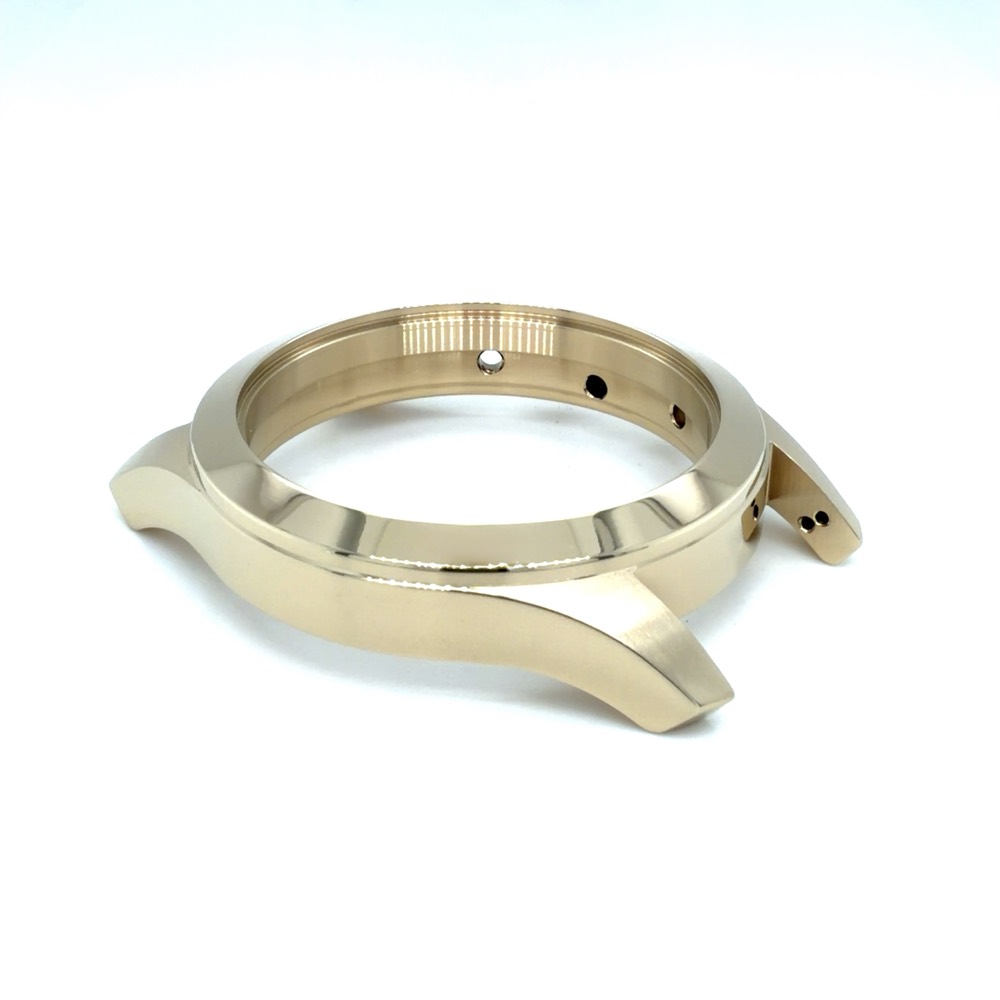 Watch case in IP Light Gold