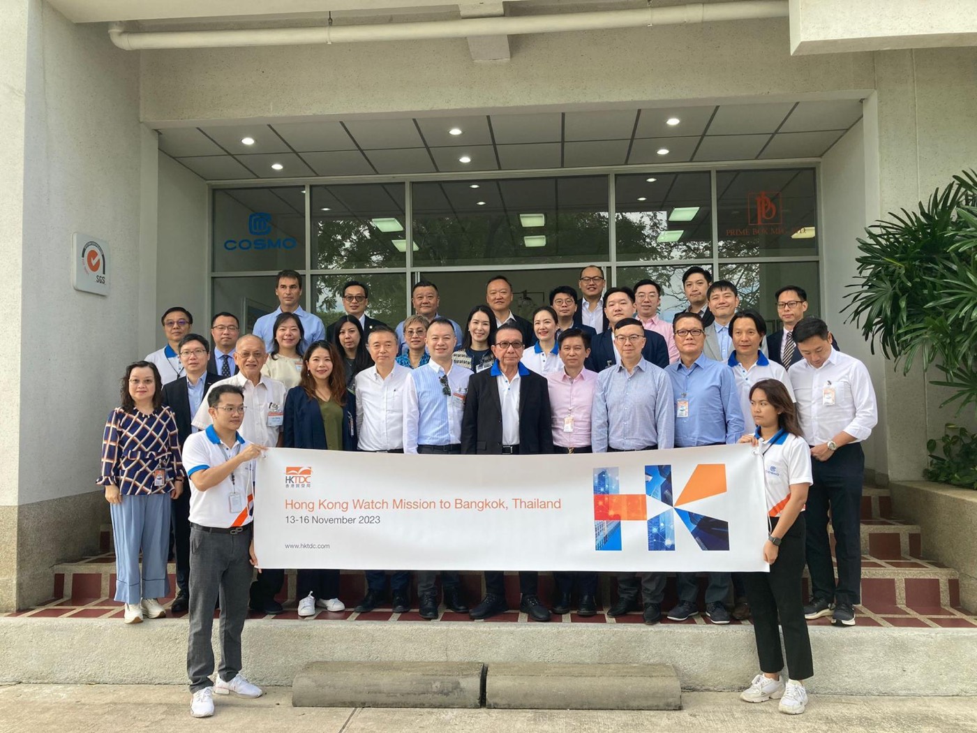 Hong Kong watch mission group photo in Bangkok